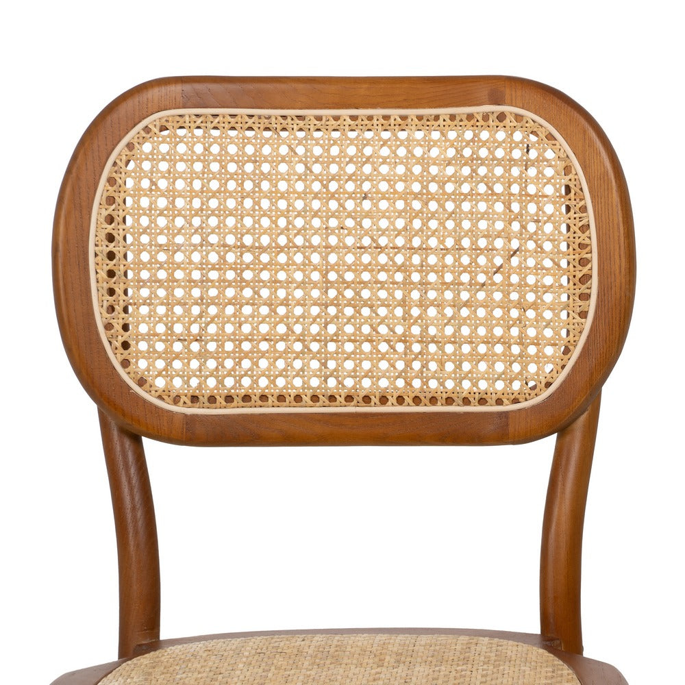 SILLA MADERA DE OLMO / cannage