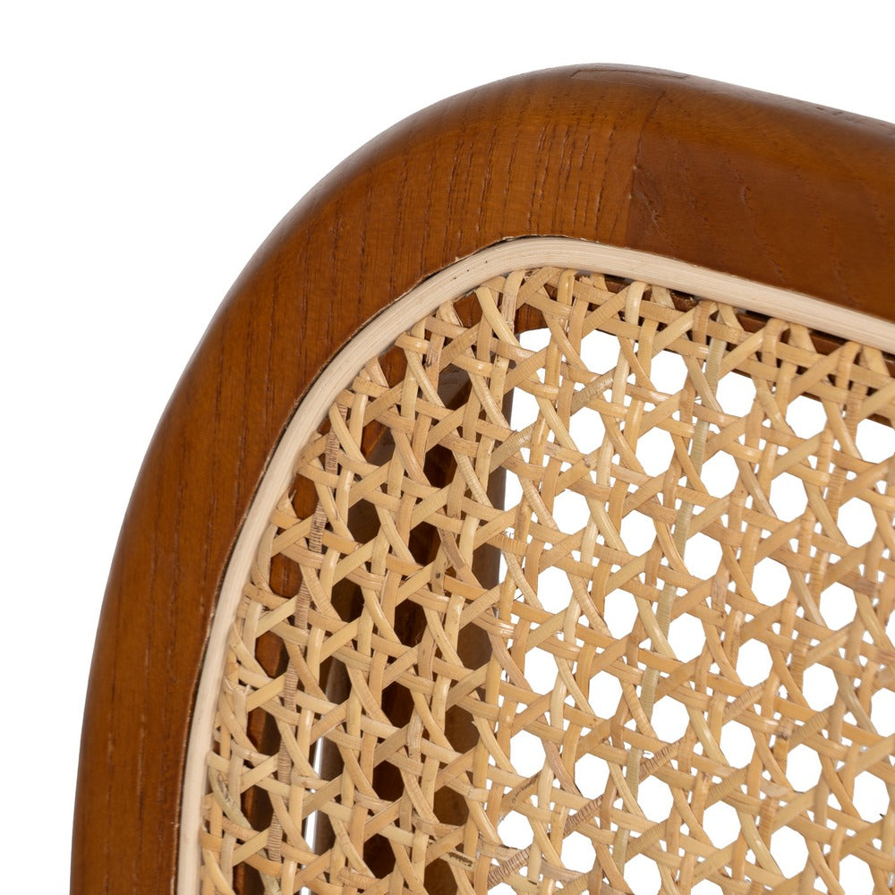 SILLA MADERA DE OLMO / cannage