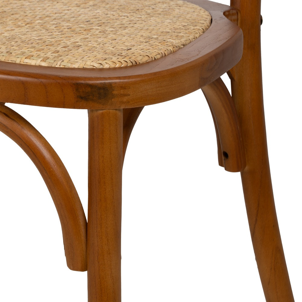 SILLA MADERA DE OLMO / cannage