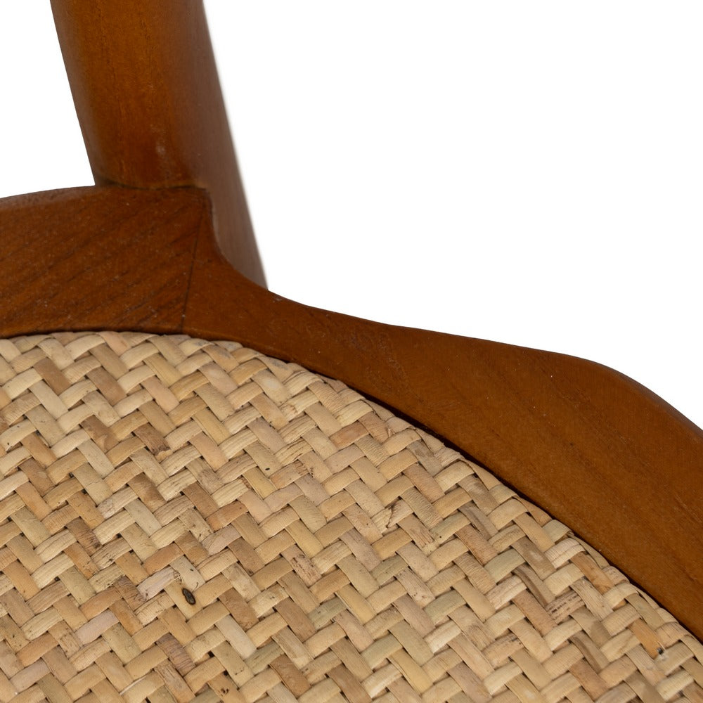 SILLA MADERA DE OLMO / cannage