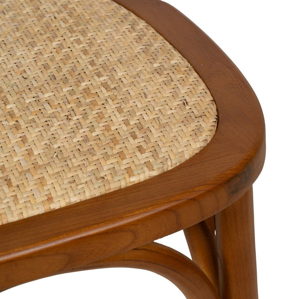 SILLA MADERA DE OLMO / cannage