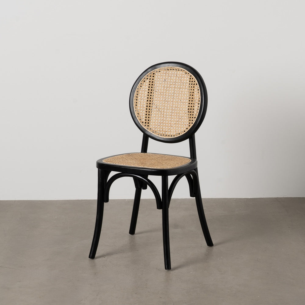 SILLA MADERA DE OLMO / cannage