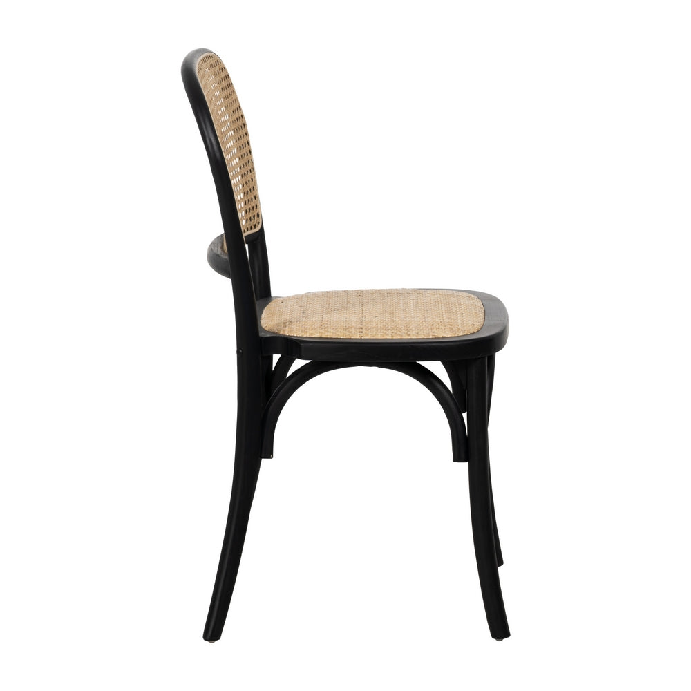 SILLA MADERA DE OLMO / cannage