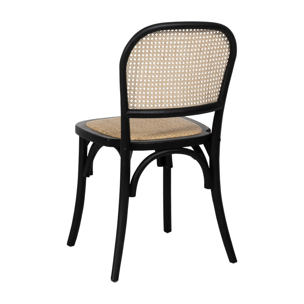 SILLA MADERA DE OLMO / cannage