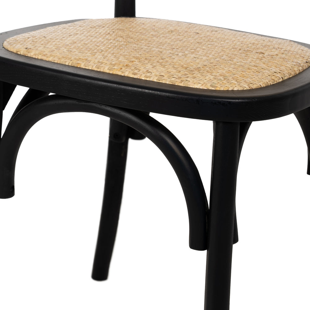 SILLA MADERA DE OLMO / cannage