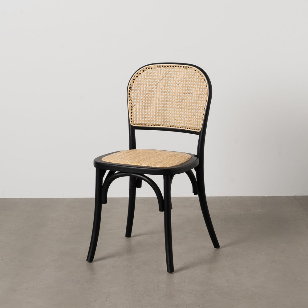 SILLA MADERA DE OLMO / cannage