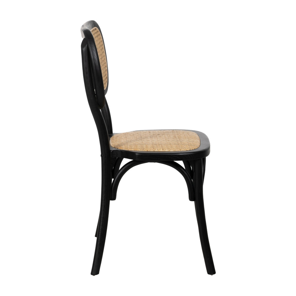 SILLA MADERA DE OLMO / cannage