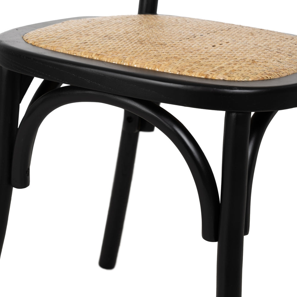 SILLA MADERA DE OLMO / cannage