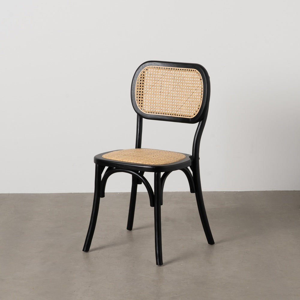 SILLA MADERA DE OLMO / cannage