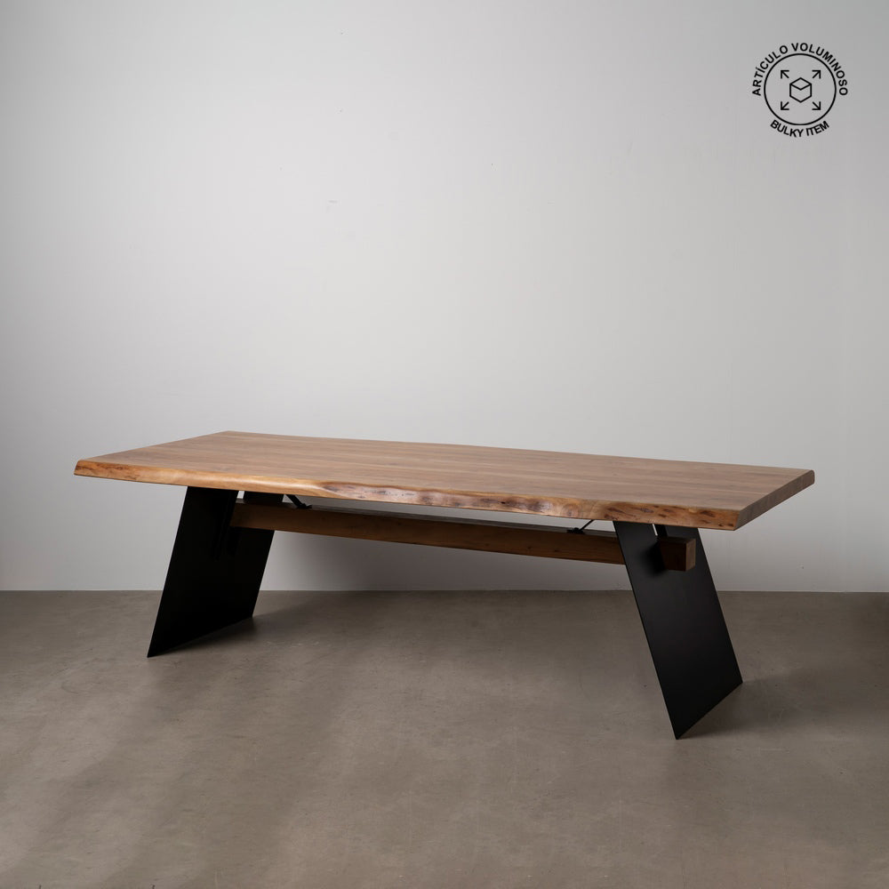 MESA COMEDOR MADERA / METAL 260CM