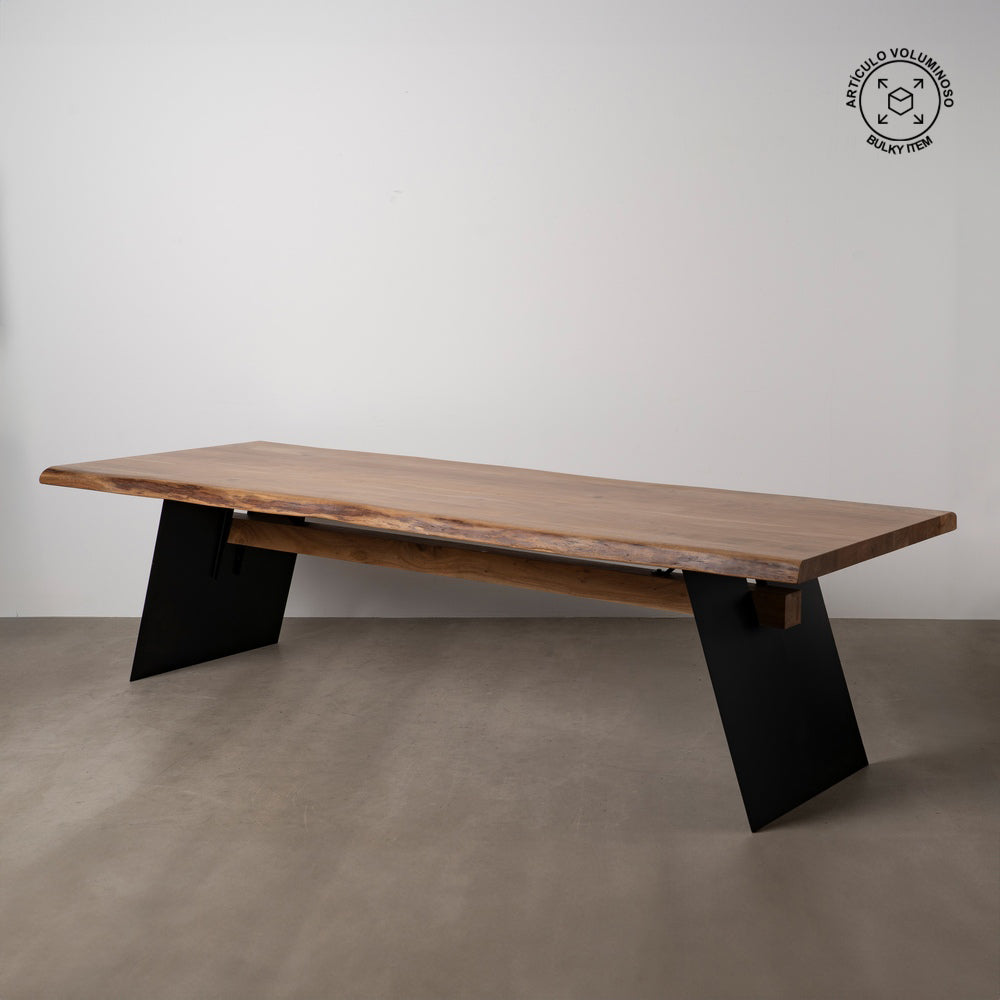 MESA COMEDOR MADERA / METAL 300CM