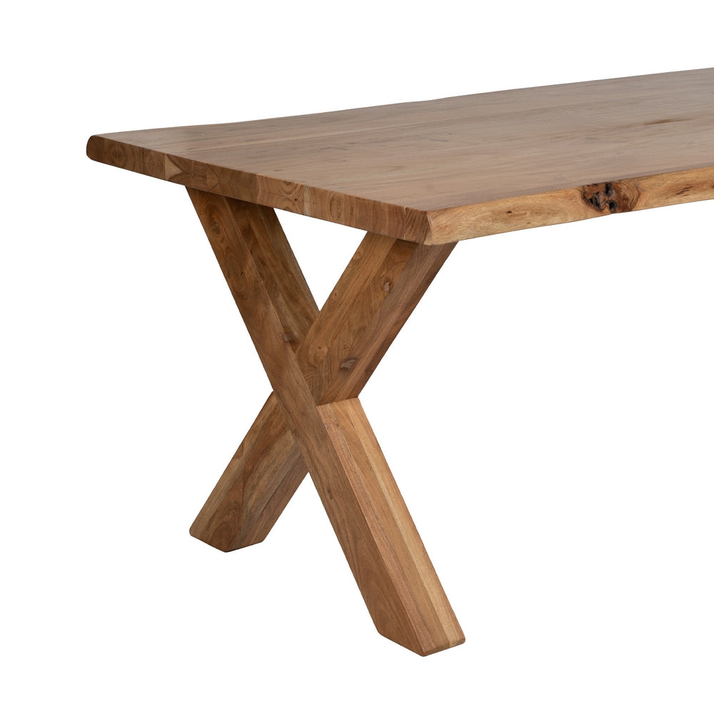 MESA COMEDOR NATURAL MADERA DE ACACIA