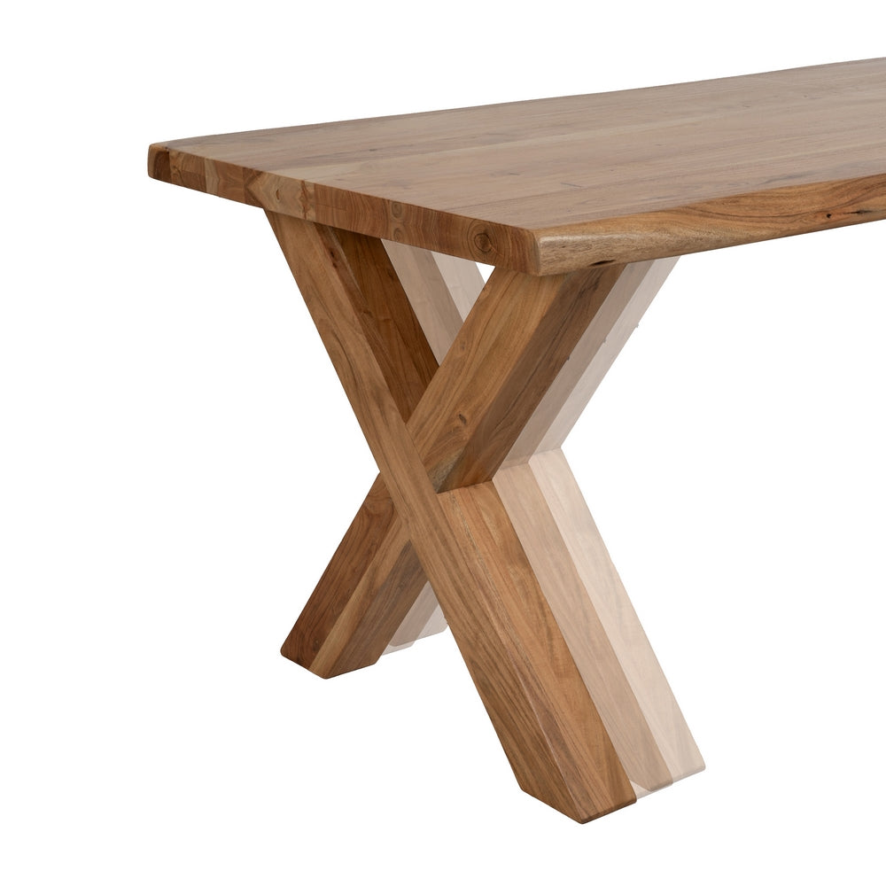 MESA COMEDOR NATURAL MADERA DE ACACIA