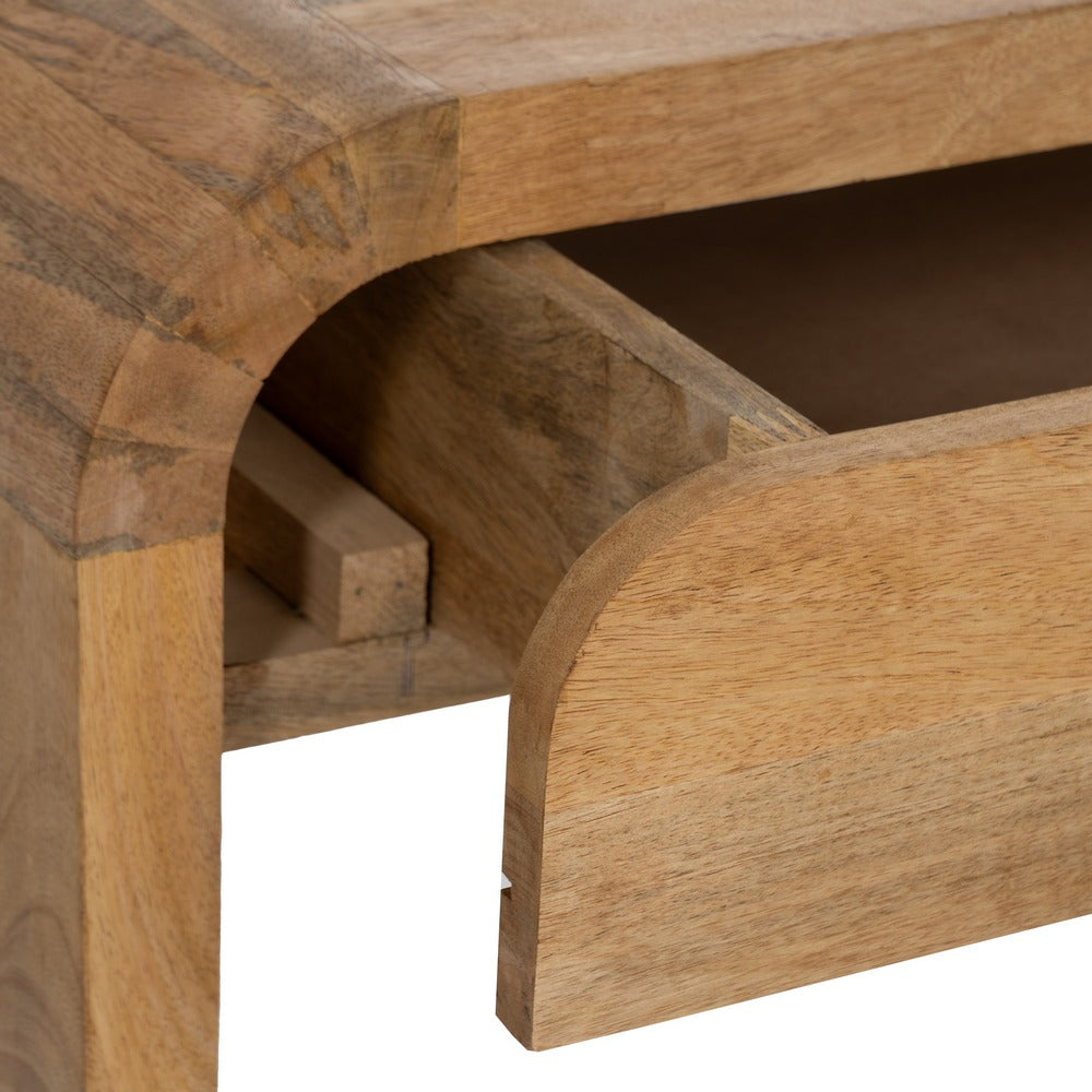 Consola Natural en Madera de Mango