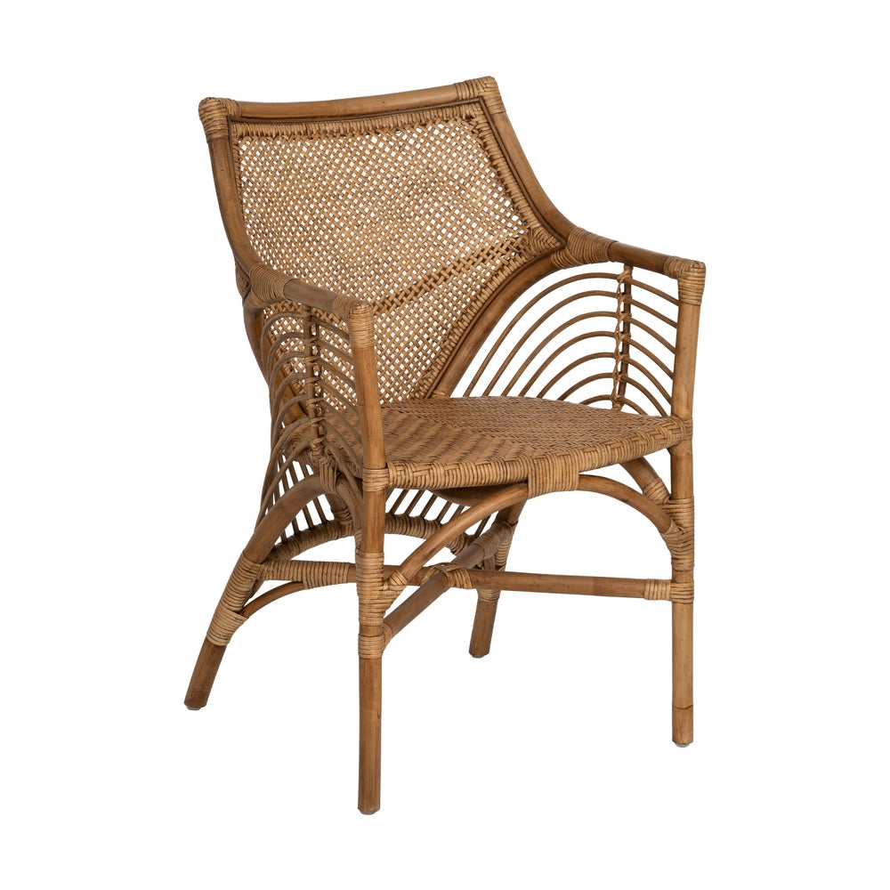 SILLÓN MARRÓN RATÁN