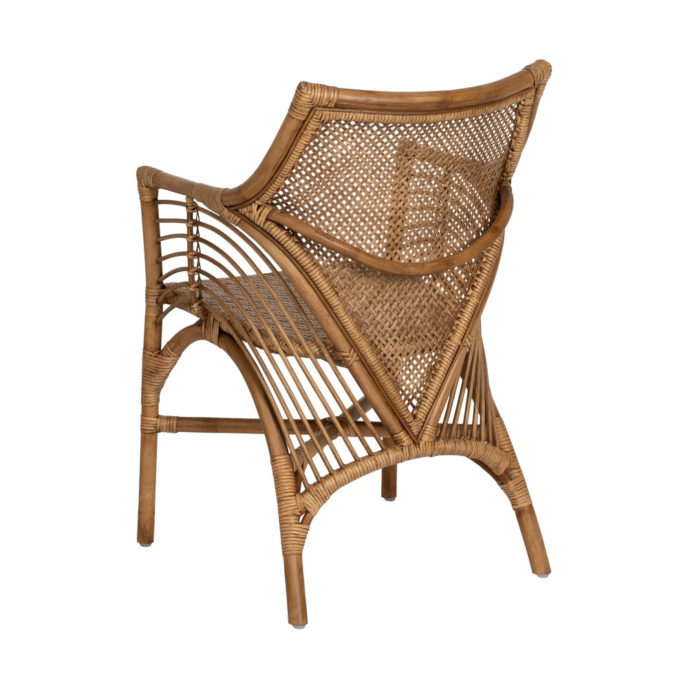 SILLÓN MARRÓN RATÁN
