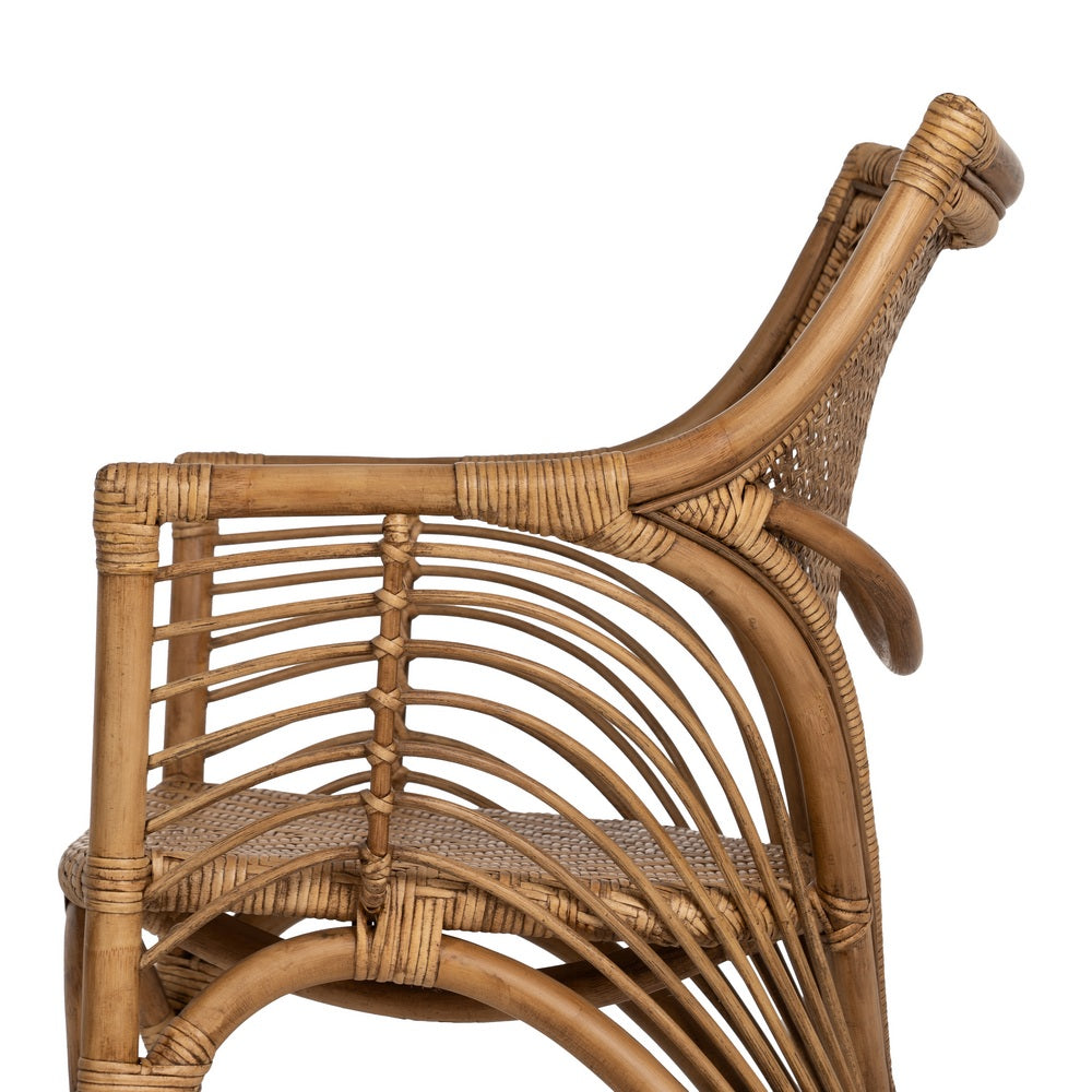 SILLÓN MARRÓN RATÁN