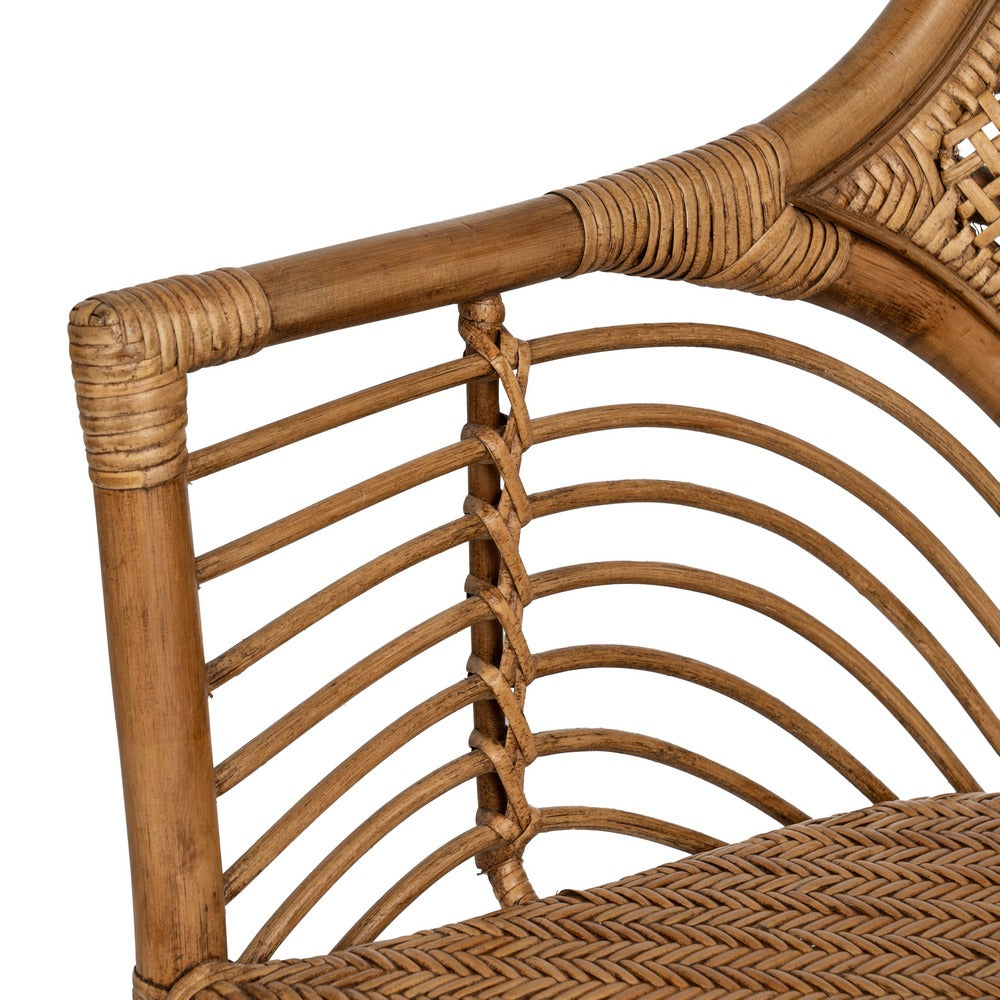 SILLÓN MARRÓN RATÁN