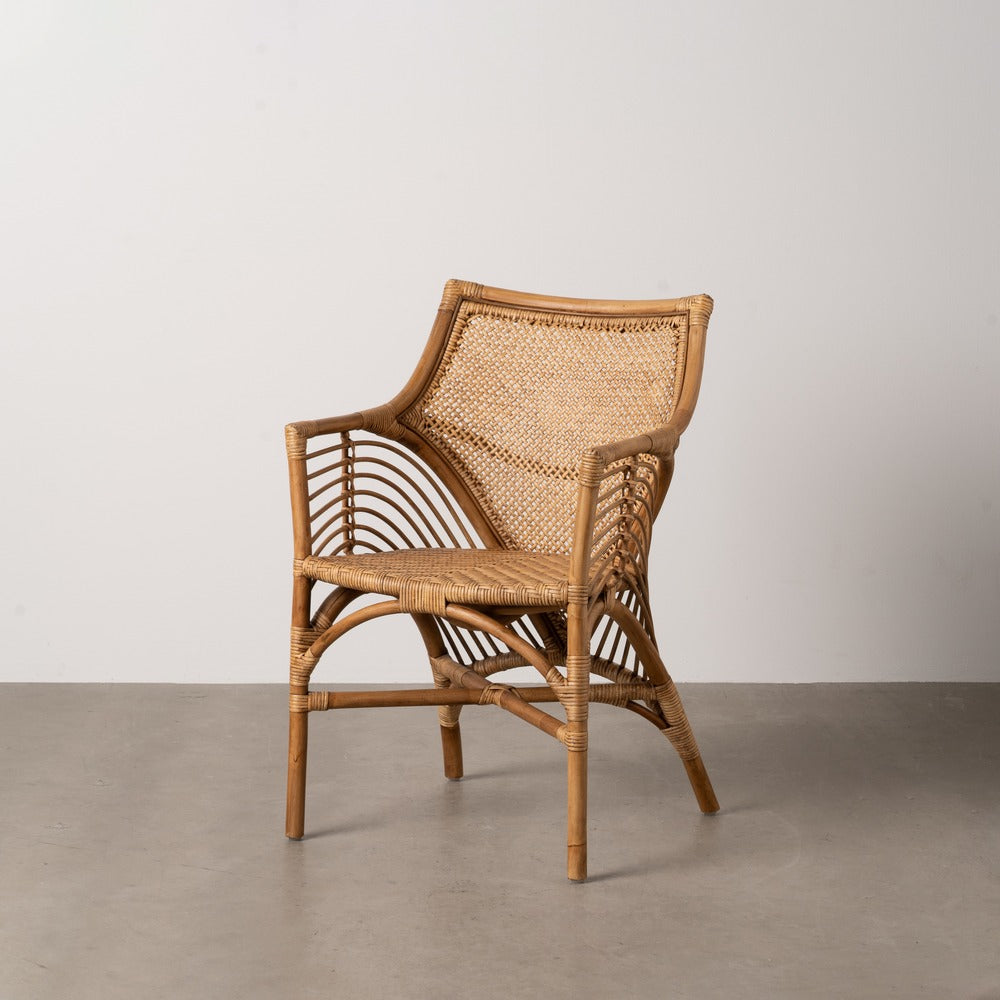 SILLÓN MARRÓN RATÁN