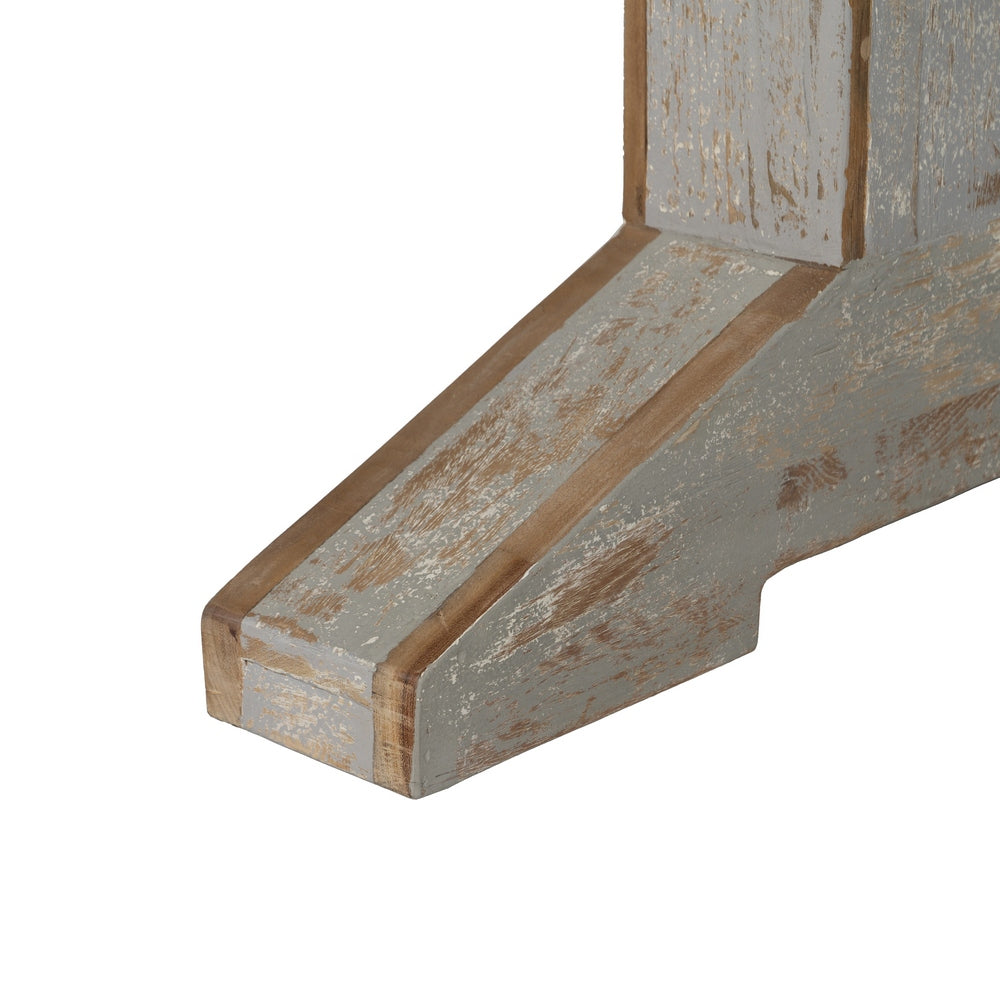 Mesa de comedor de madera reciclada