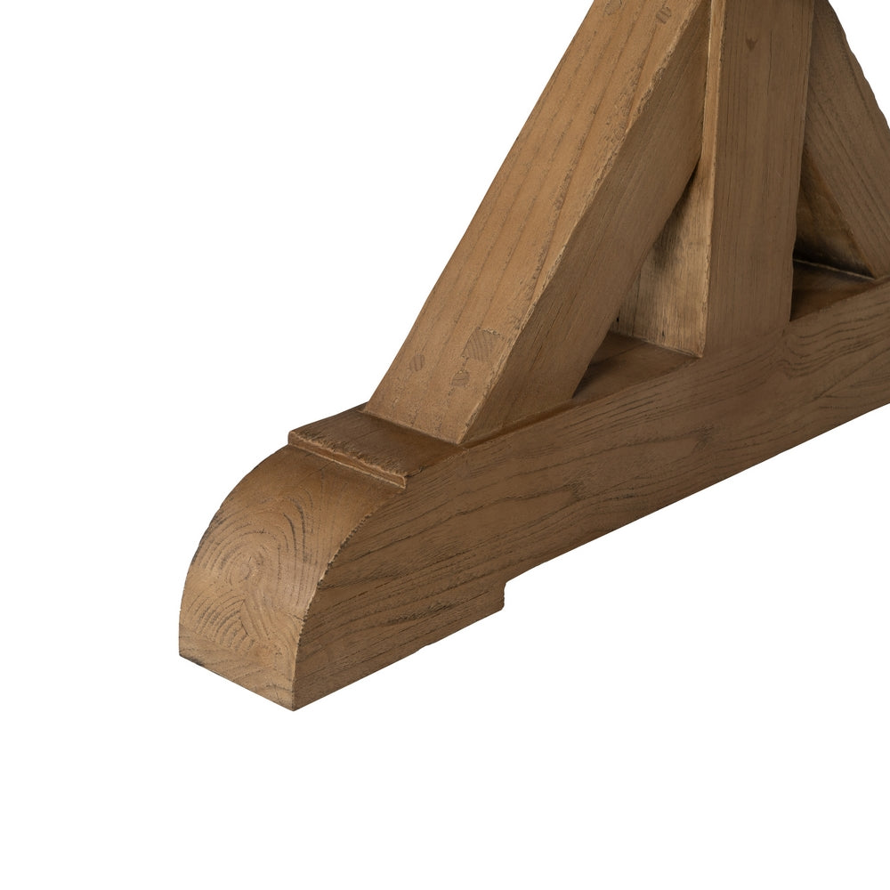 Mesa de comedor de roble recuperado