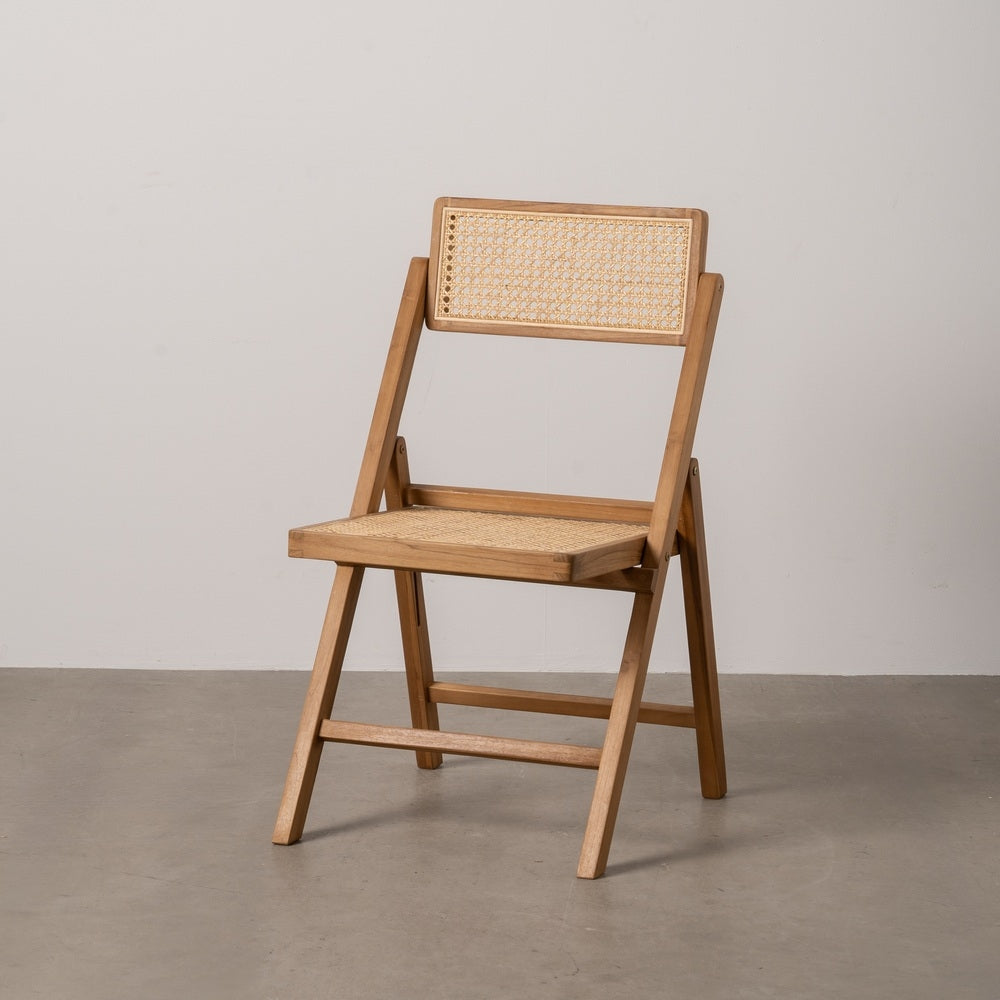 SILLA PLEGABLE NATURAL MADERA