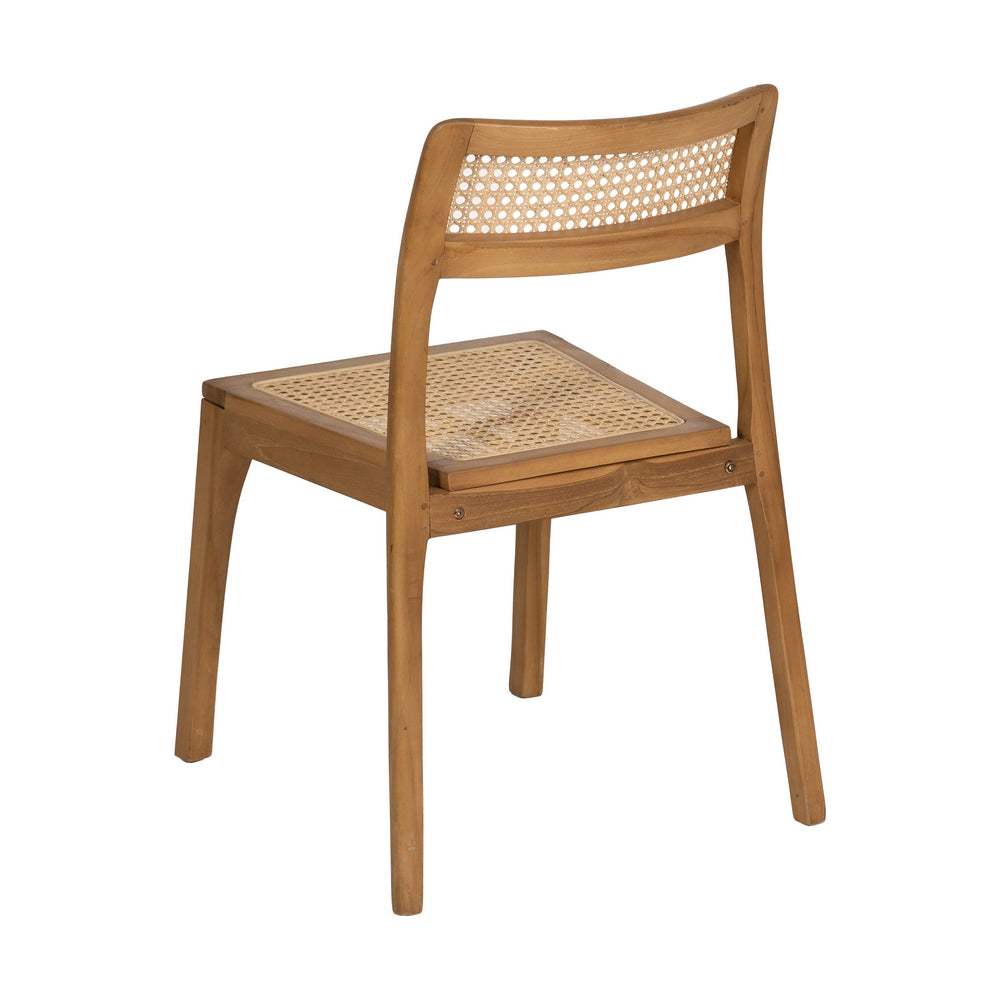 Silla de Madera y Ratán Natura
