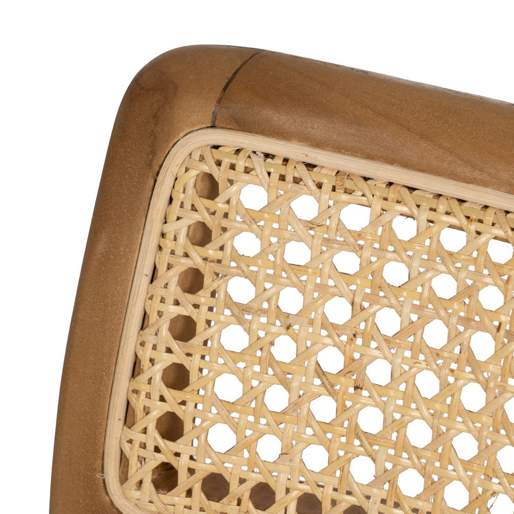 Silla de Madera y Ratán Natura