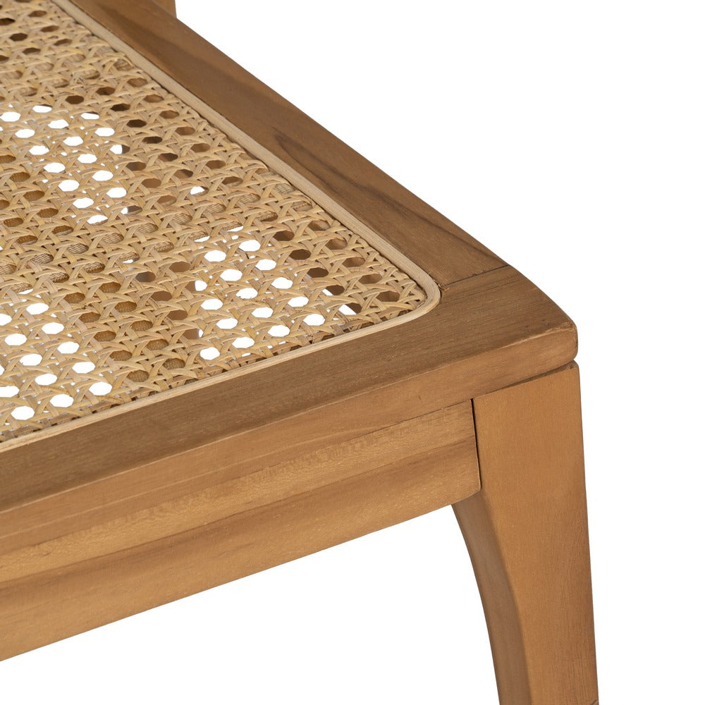 Silla de Madera y Ratán Natura