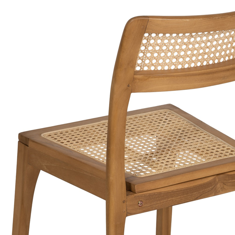 Silla de Madera y Ratán Natura