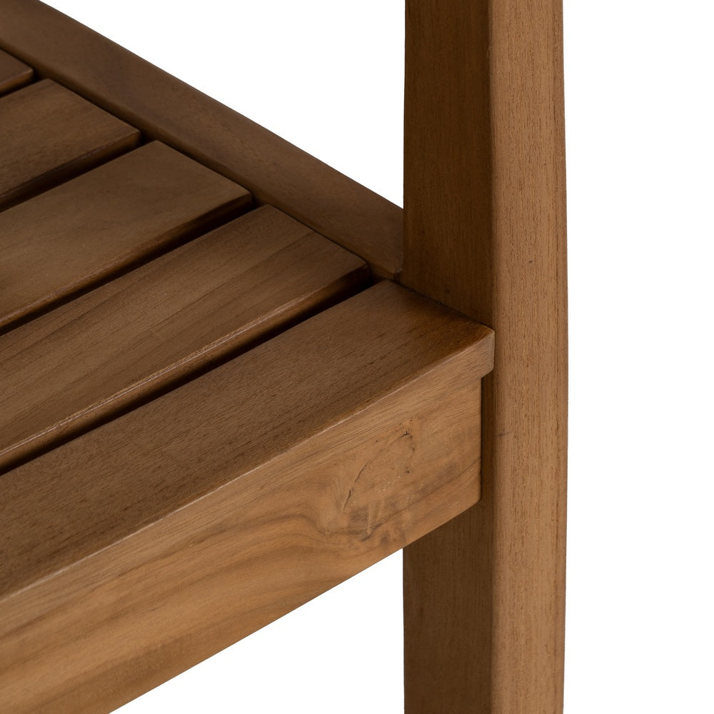 SILLA MADERA TECA.