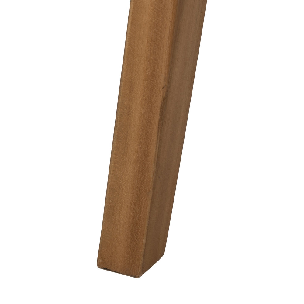 Silla de Teca Natural y Ratán