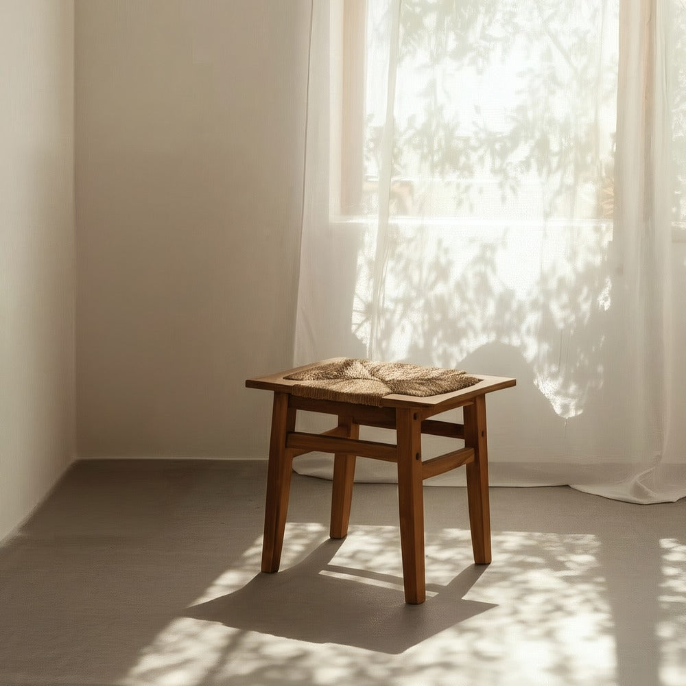 TABURETE NATURAL MADERA