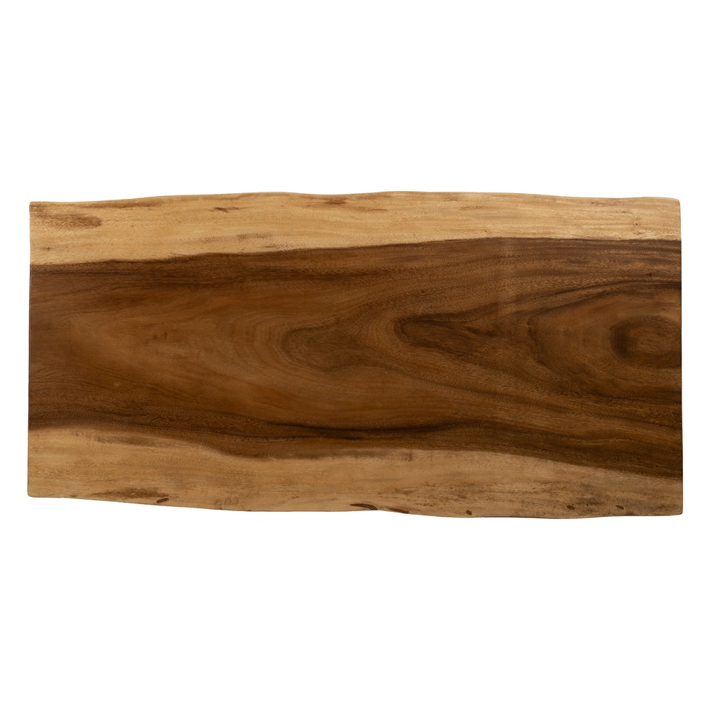 MESA CENTRO NATURAL MADERA-HIERRO