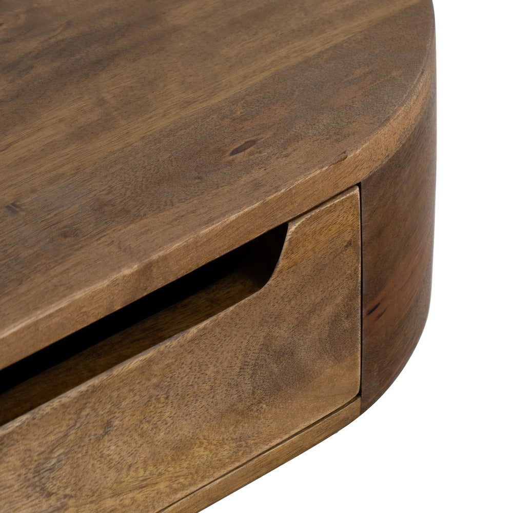 Mesita Flotante de Madera de Mango