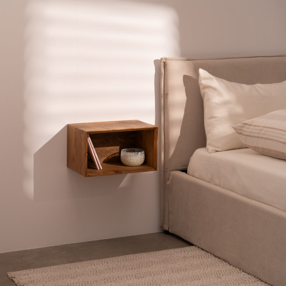 Mesita Flotante en Madera de Mango