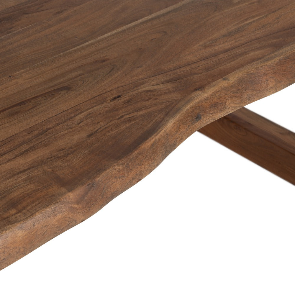 Mesa de Comedor de Madera de Acacia – 240 x 100 x 76 cm