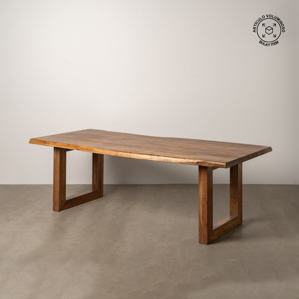 Mesa de Comedor de Madera de Acacia – 240 x 100 x 76 cm