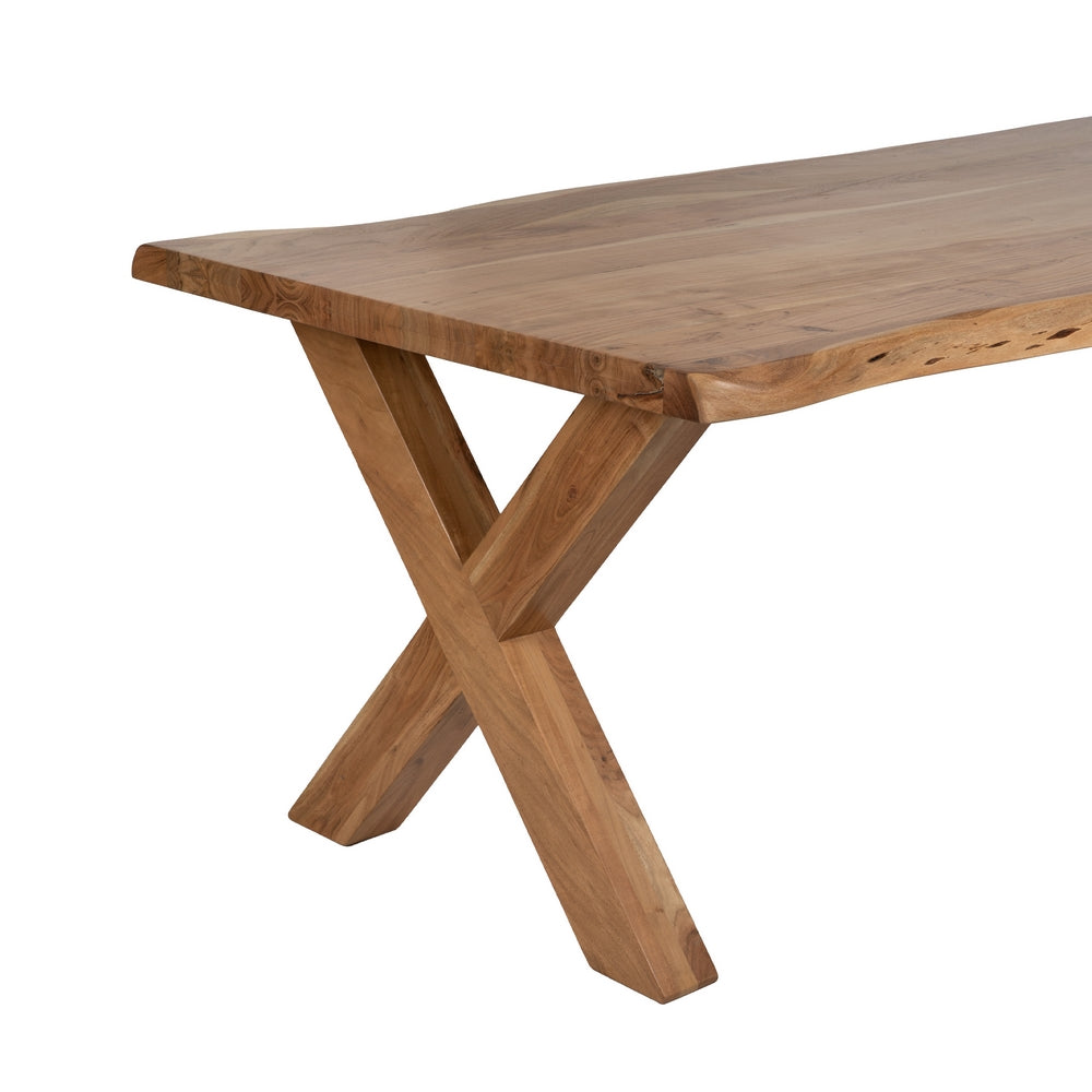 MESA COMEDOR NATURAL MADERA DE ACACIA