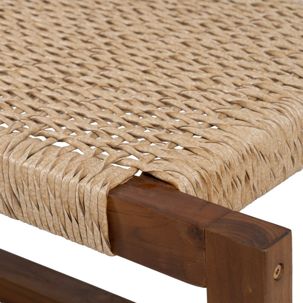 Banqueta Natural de Madera de Teca