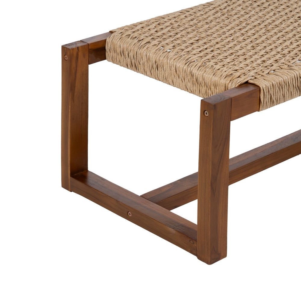 Banqueta Natural de Madera de Teca