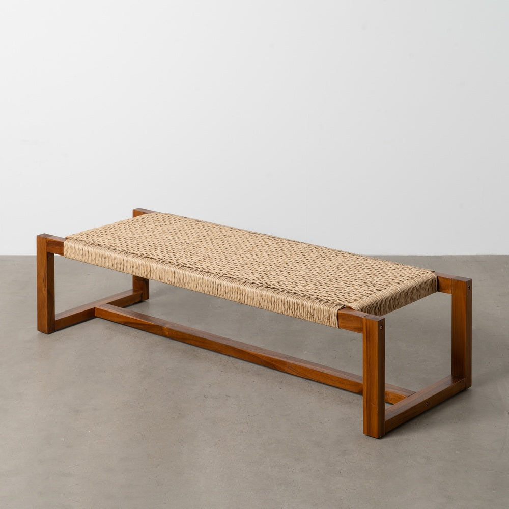 Banqueta Natural de Madera de Teca