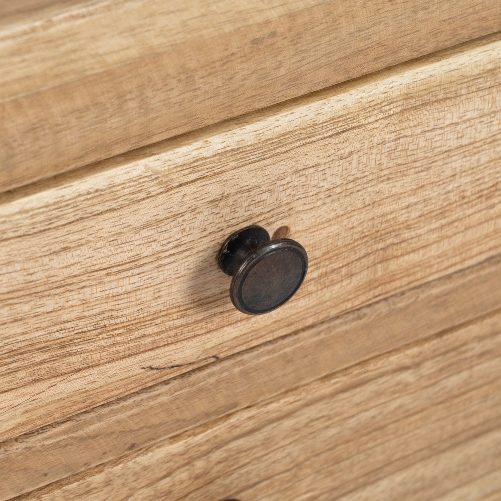 Mesita Natural de Madera de Mindi