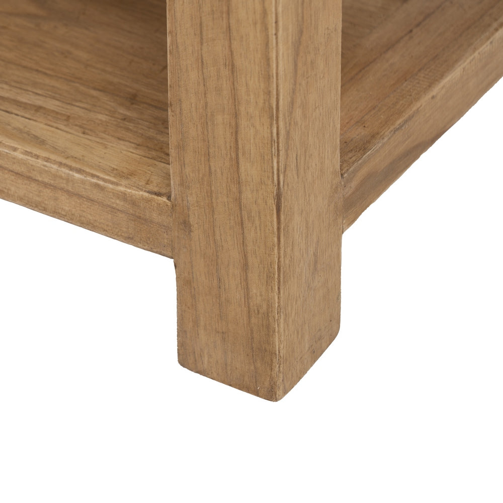 Mesita Natural de Madera de Mindi