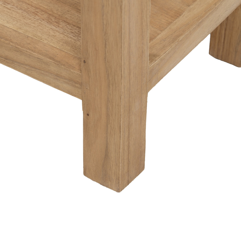 Consola Natural de Madera de Mindi