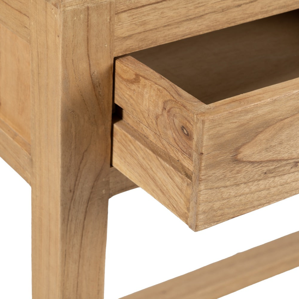 Mueble Auxiliar Natural de Madera de Mindi