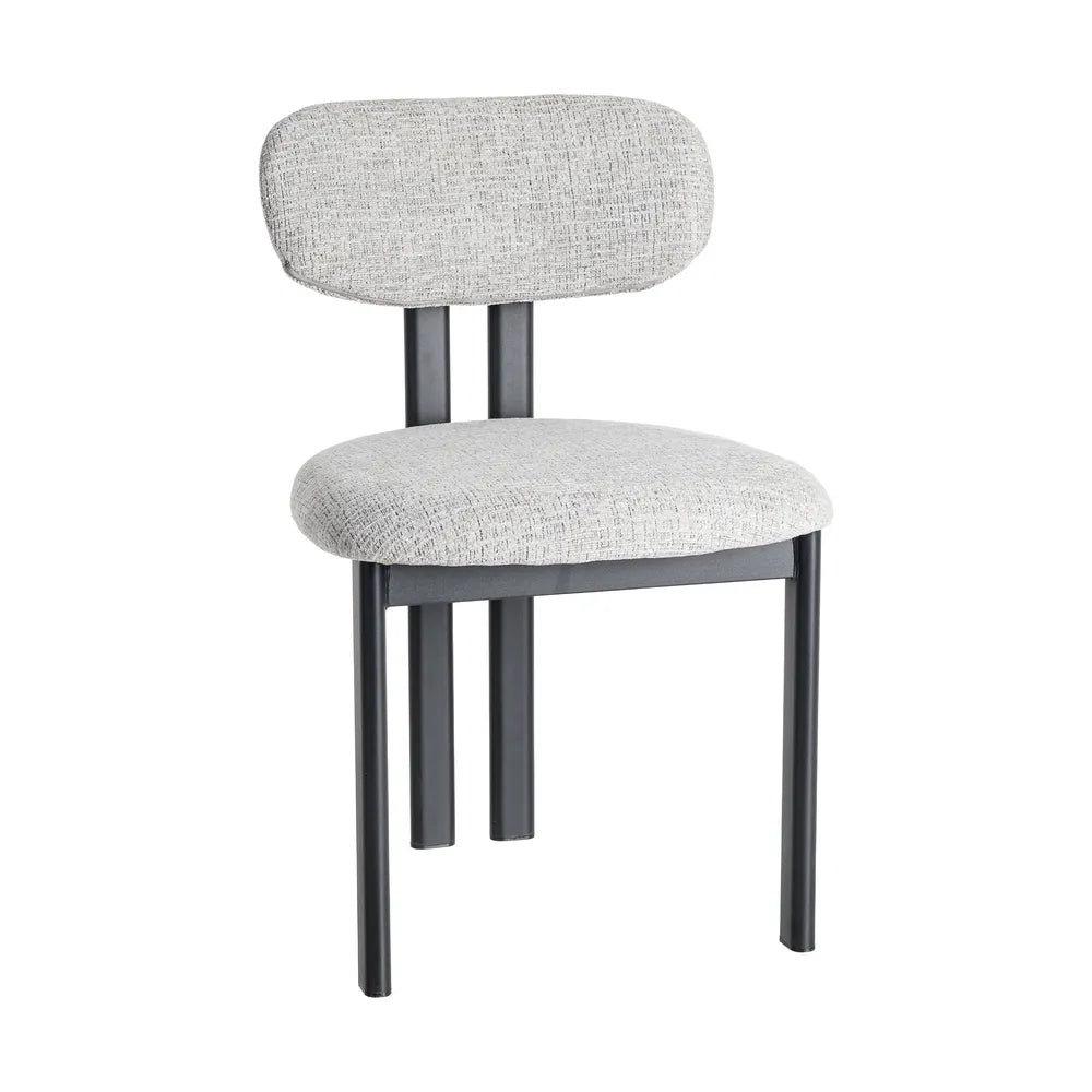 SILLA GRIS TEJIDO-METAL