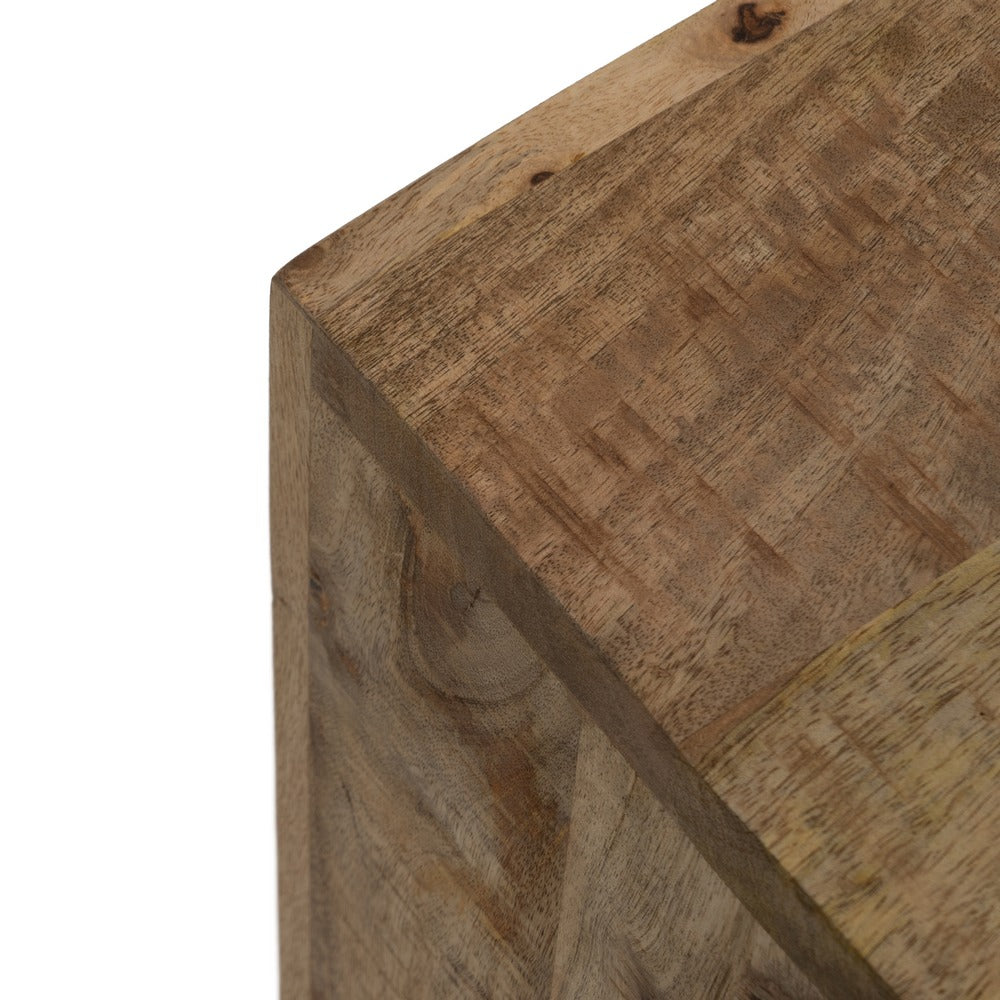 MUEBLE TV MADERA Y HIERRO