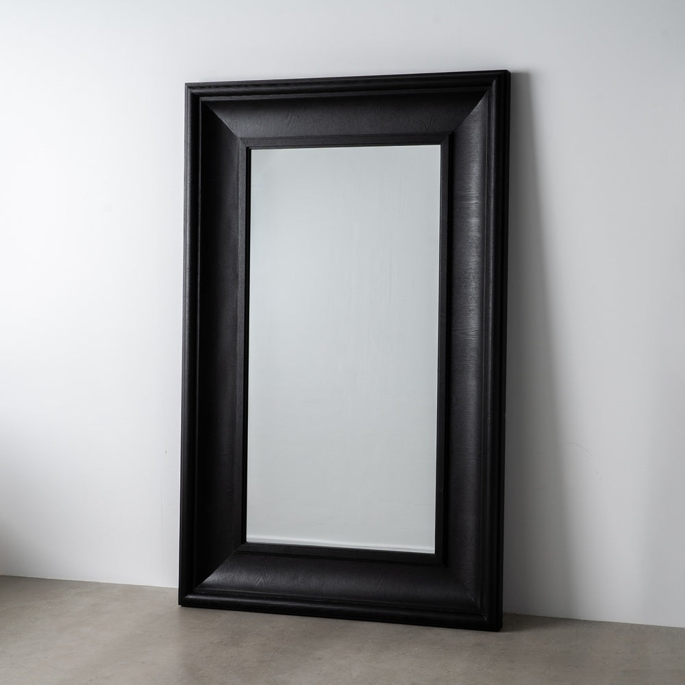Espejo negro de madera – 201 cm