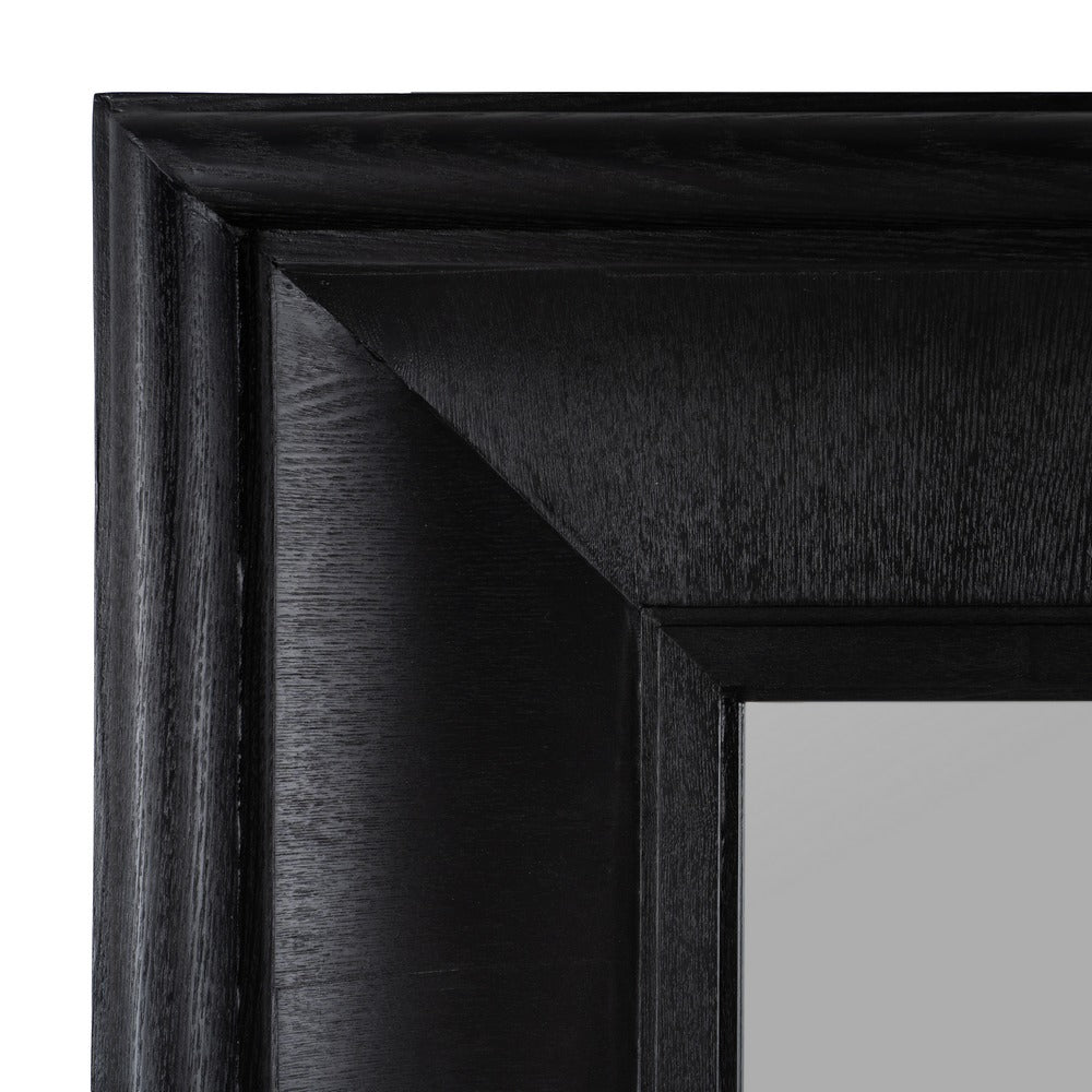 Espejo negro de madera – 201 cm